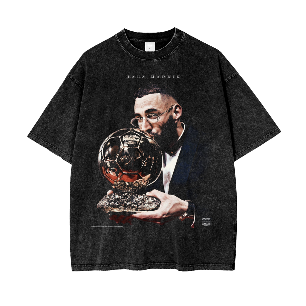 Tour Benz Ballon d'Or Snow Wash T-Shirt