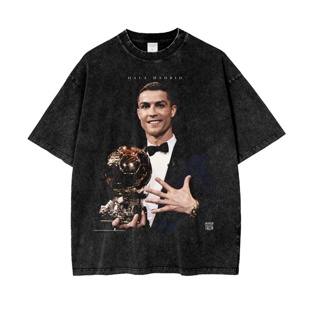 Tour 5X Ballon Ronaldo Snow Wash T-Shirt