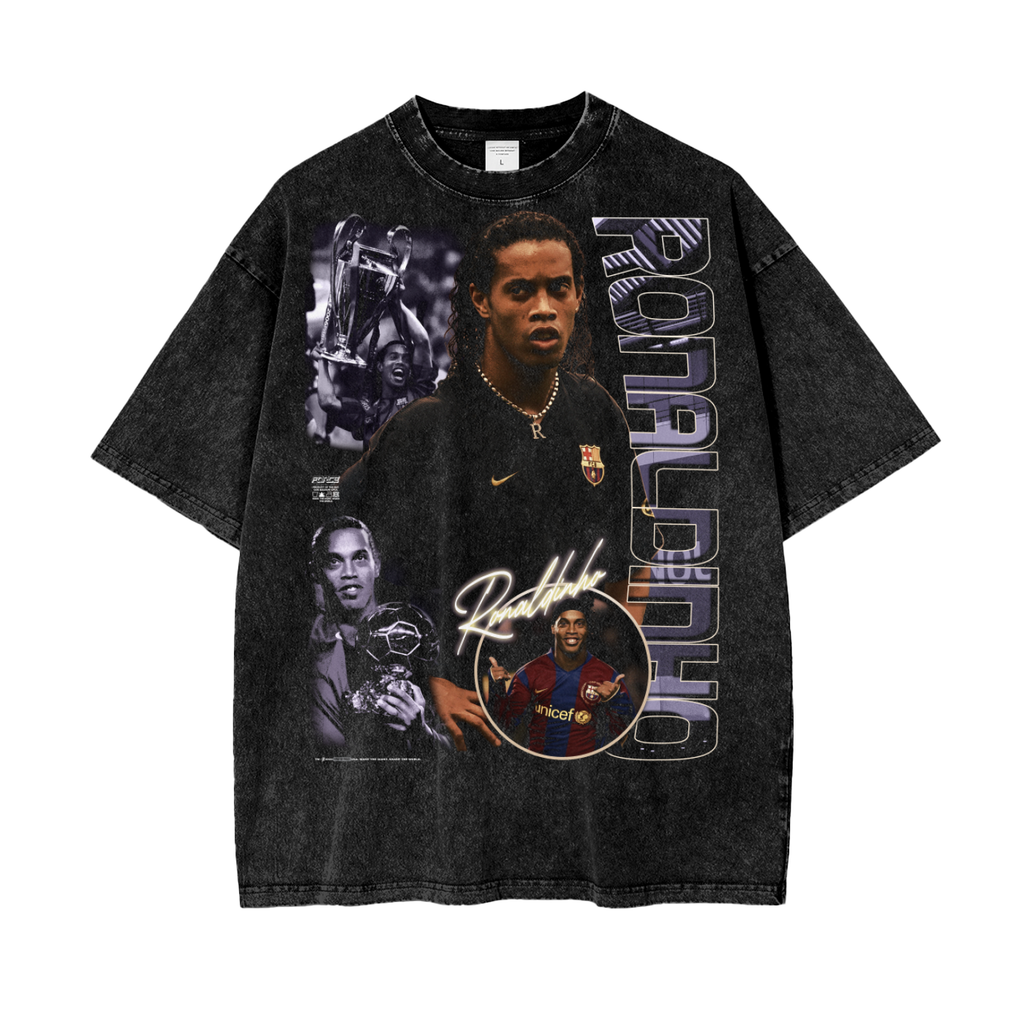 Tour Ronaldinho Boot Snow Wash T-Shirt