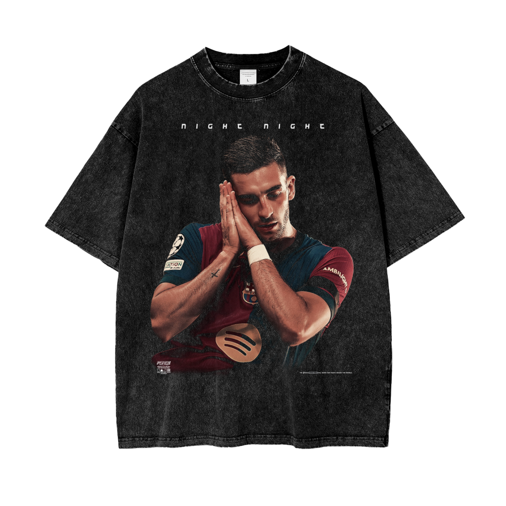 Tour Barca Night Night Snow Wash T-Shirt