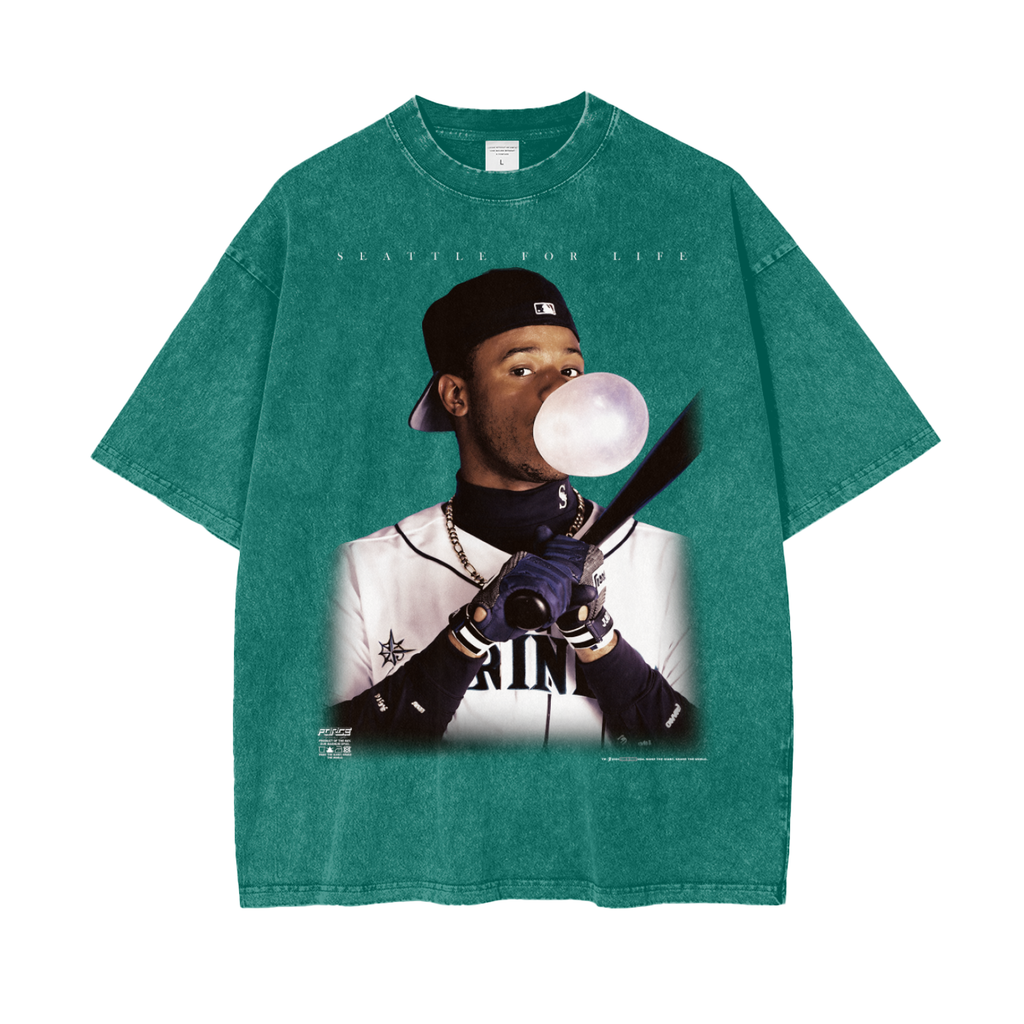 Tour GREEN Bubble Gum Ken Snow Wash T-Shirt