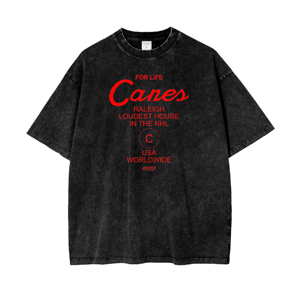 Tour Canes For Life Snow Wash T-Shirt