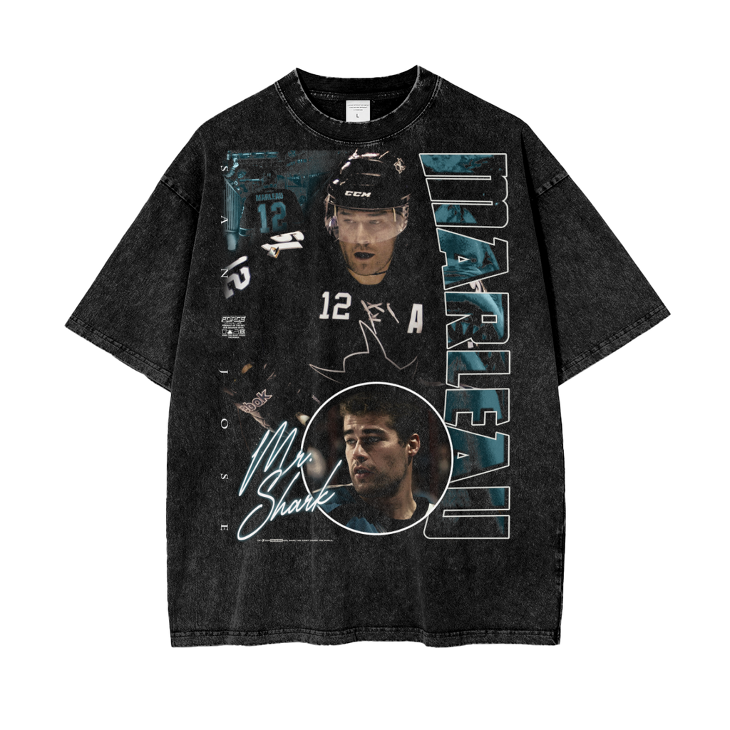 Tour Mr. Shark Snow Wash T-Shirt