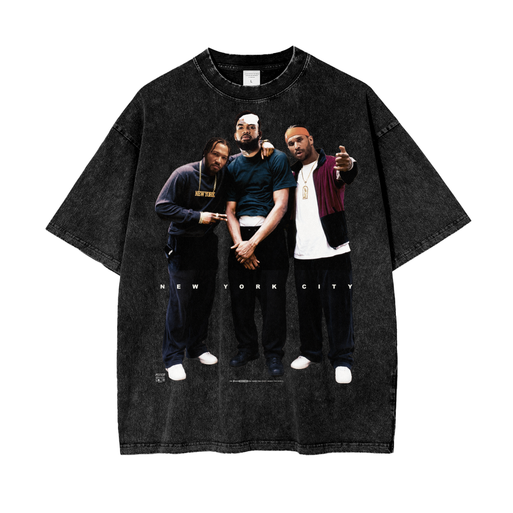Tour NY Paid In Full Snow Wash T-Shirt