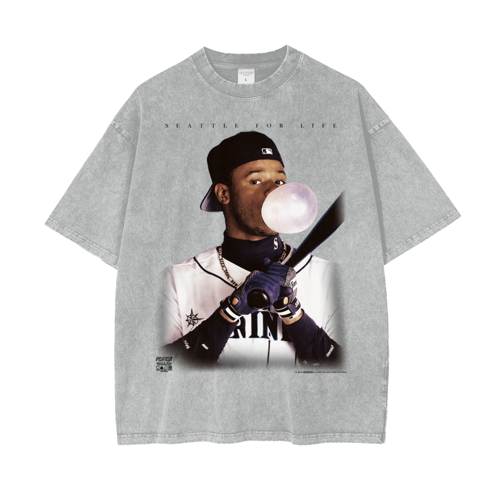 Tour GRAY Bubble Gum Ken Snow Wash T-Shirt