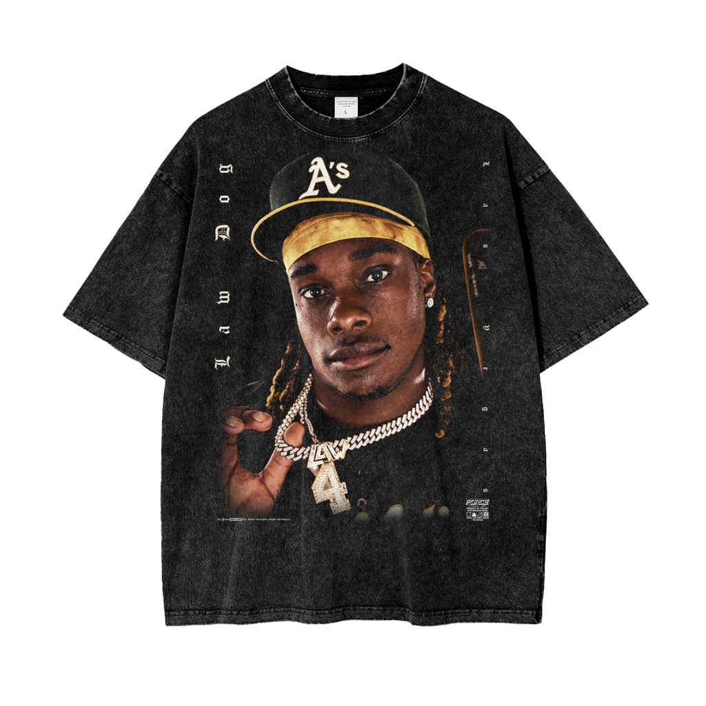 Tour Law Dog Snow Wash T-Shirt