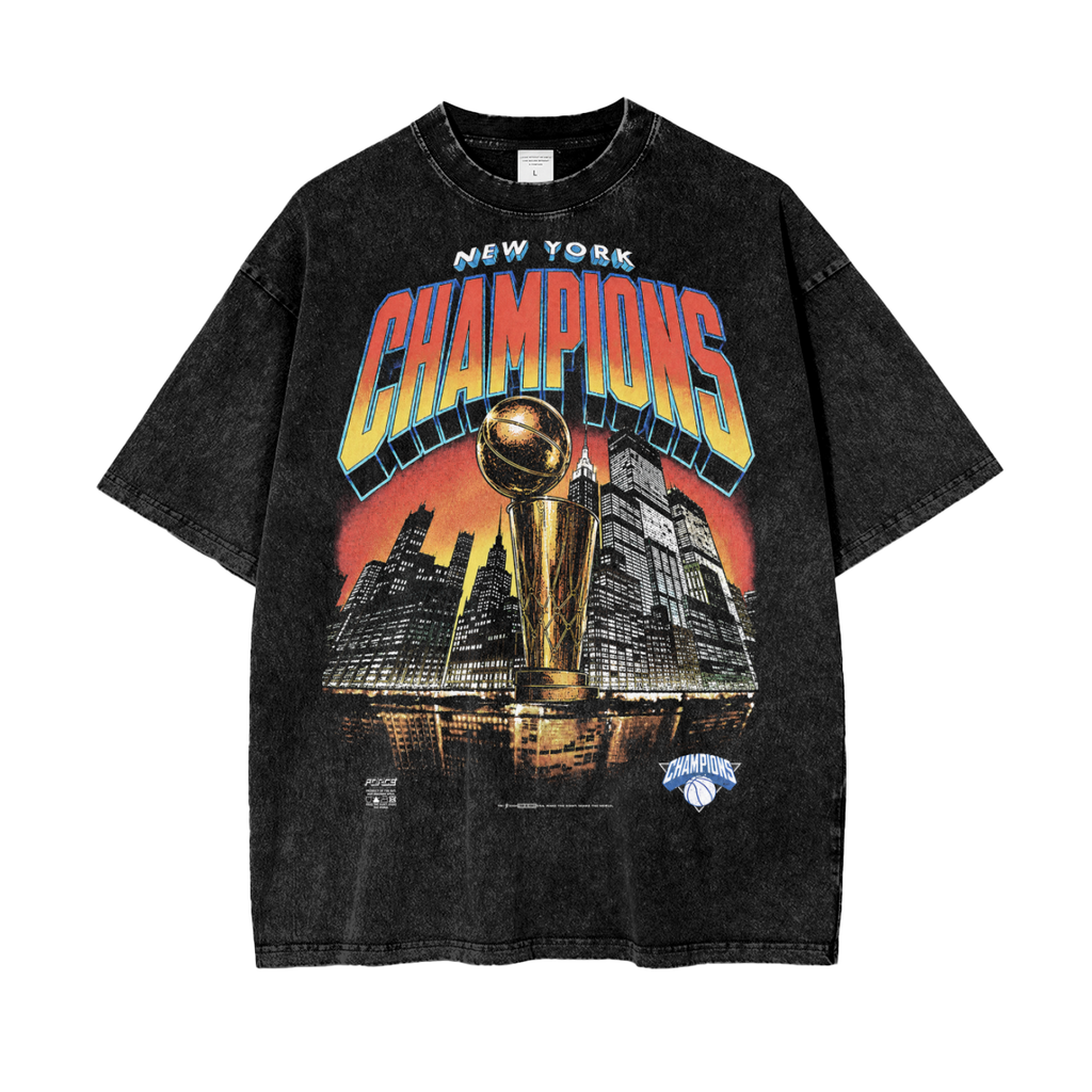 Tour NY Champions Snow Wash T-Shirt