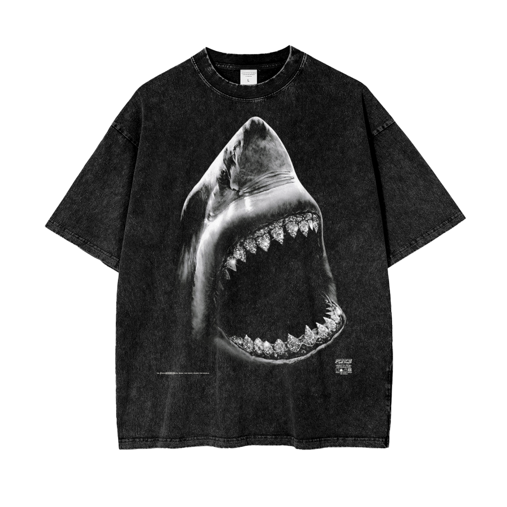 Tour Chomp Grillz Snow Wash T-Shirt