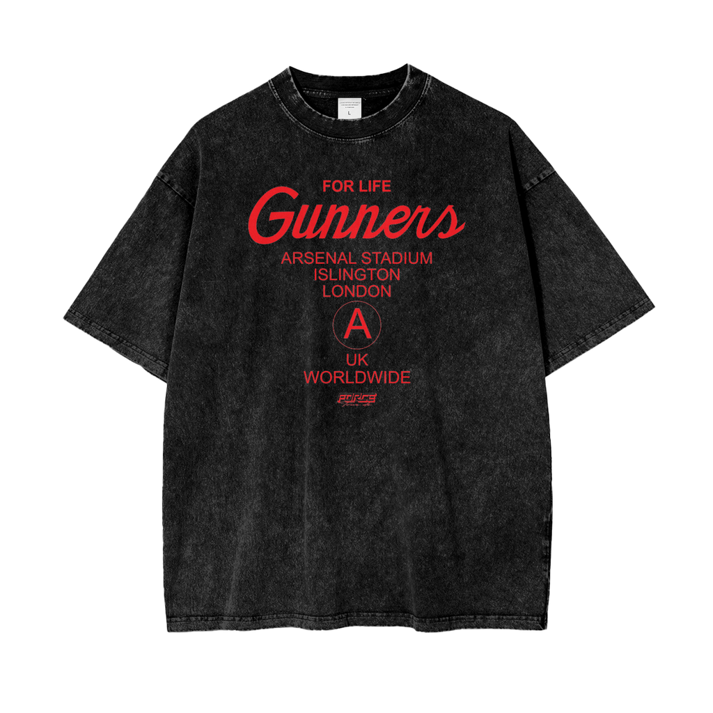 Tour Gunners For Life Snow Wash T-Shirt