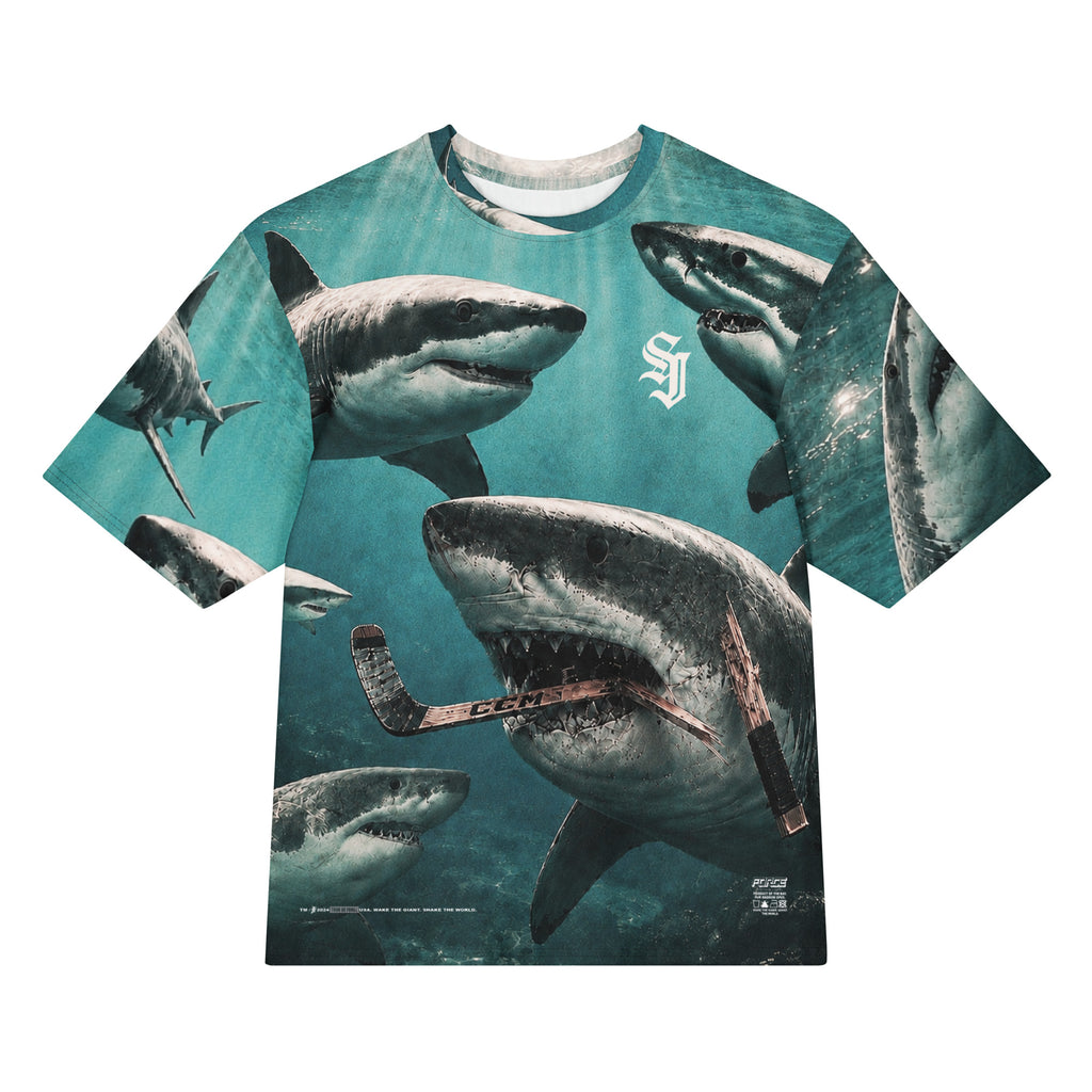 Tour SJ Shark Attack Oversized cotton t-shirt