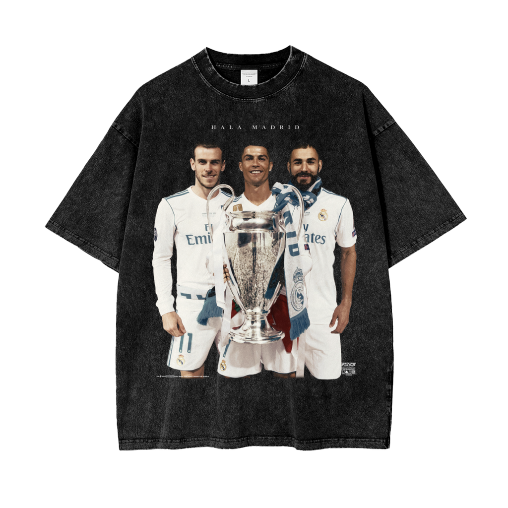 Tour Madrid Big 3 Snow Wash T-Shirt