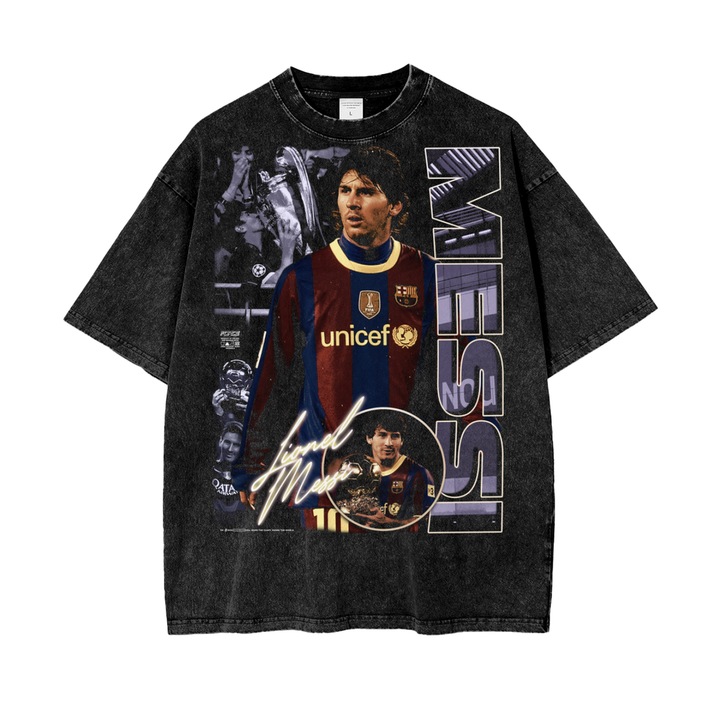 Tour Messi Boot Snow Wash T-Shirt