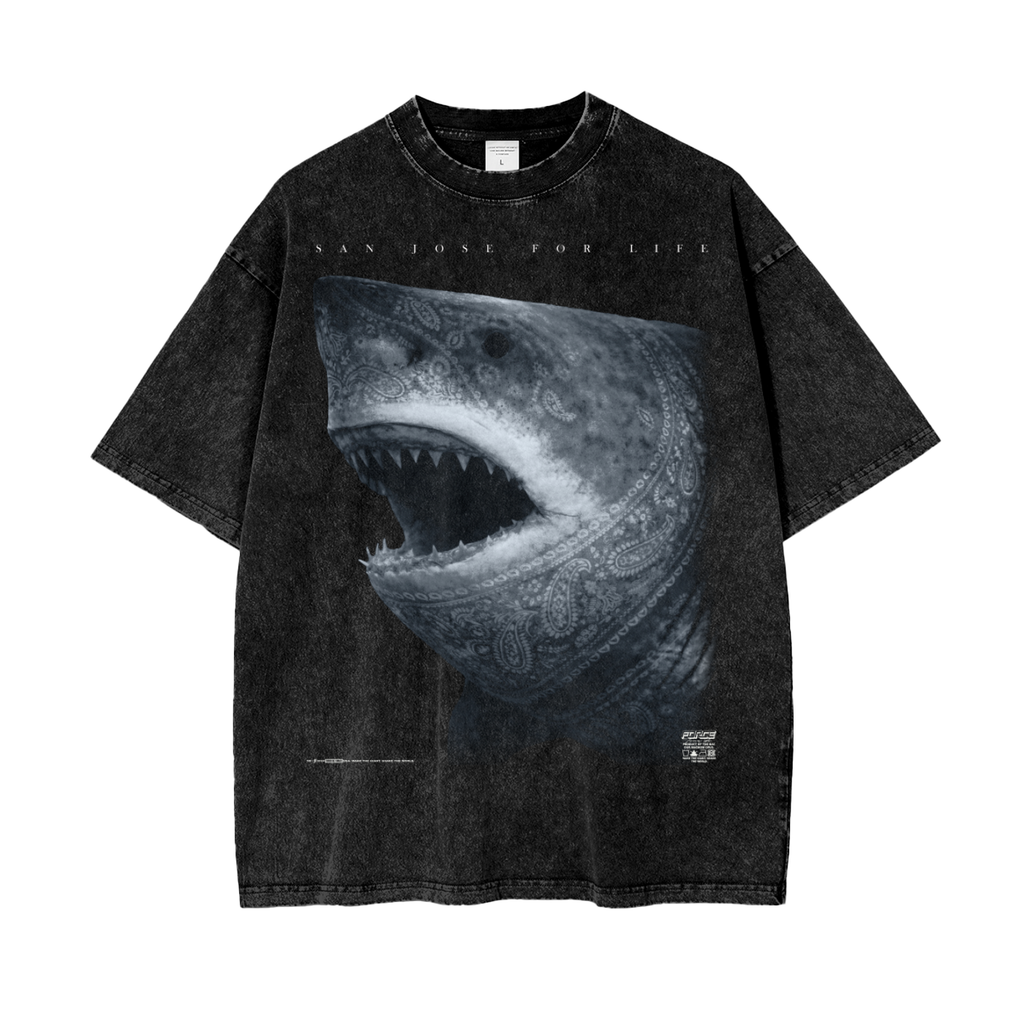 Tour Paisley Shark Snow Wash T-Shirt