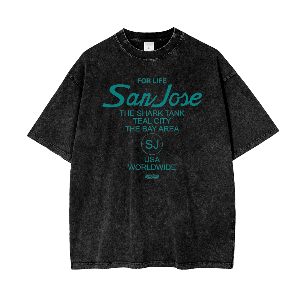 Tour SJ For Life Worldwide Snow Wash T-Shirt