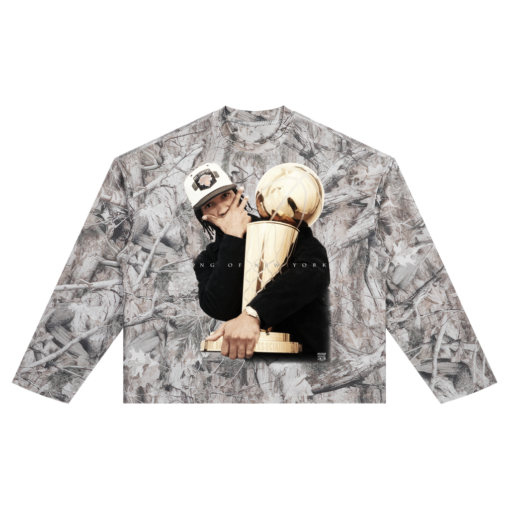 TOUR KING OF NY CHAMPIONS EDITION Tree Camo Waffle T-Shirt