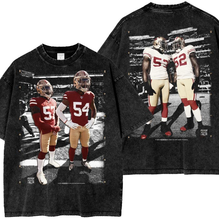 Tour Present and Past Dre Fred & Pat Bow Snow Wash T-Shirt