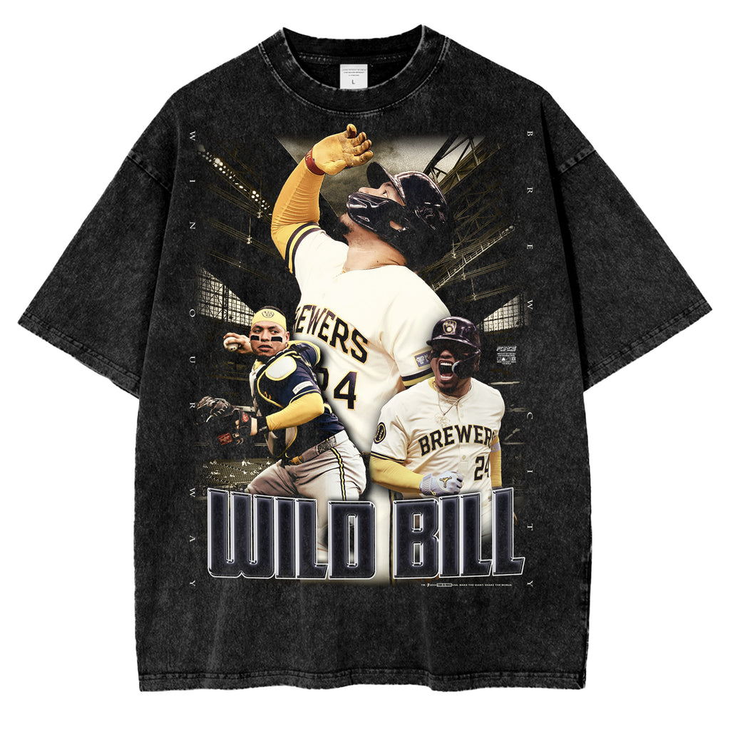 Tour MKE Wild Bill Snow Washed Cotton T-Shirt