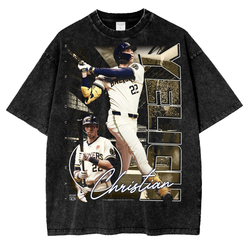 Tour Yelich Snow Washed Cotton T-Shirt