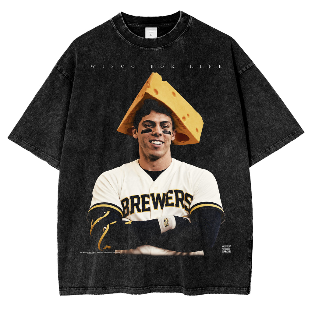 Tour YeliCheese HeadSnow Washed Cotton T-Shirt